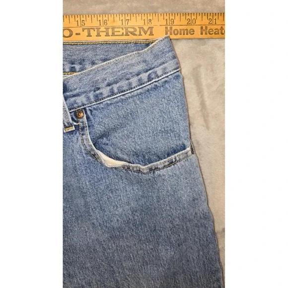 Arizona Jean Co Men's Relaxed Straight Jeans Medium Wash 40x32 100% Cotton - Picture 9 of 14